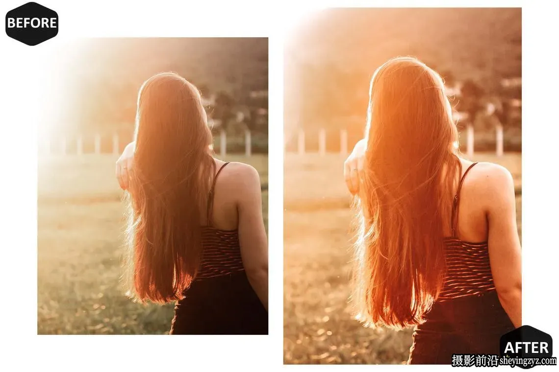 温暖魔幻金色逆光人像Lightroom预设 Golden Hour Lightroom Presets