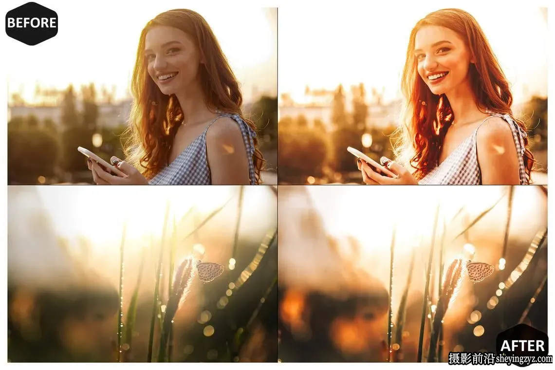 温暖魔幻金色逆光人像Lightroom预设 Golden Hour Lightroom Presets
