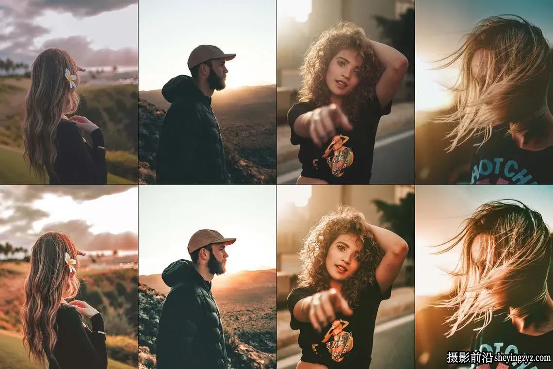 温暖魔幻金色逆光人像Lightroom预设 Golden Hour Lightroom Presets