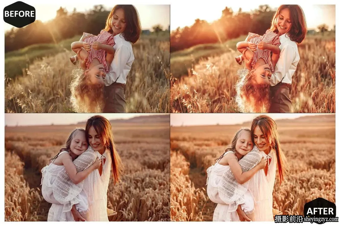 温暖魔幻金色逆光人像Lightroom预设 Golden Hour Lightroom Presets