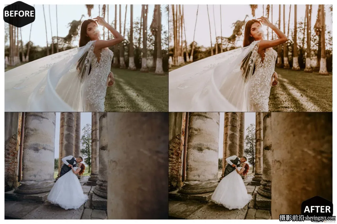 复古胶片婚礼人像Lightroom预设 Moody Wedding Lightroom Presets