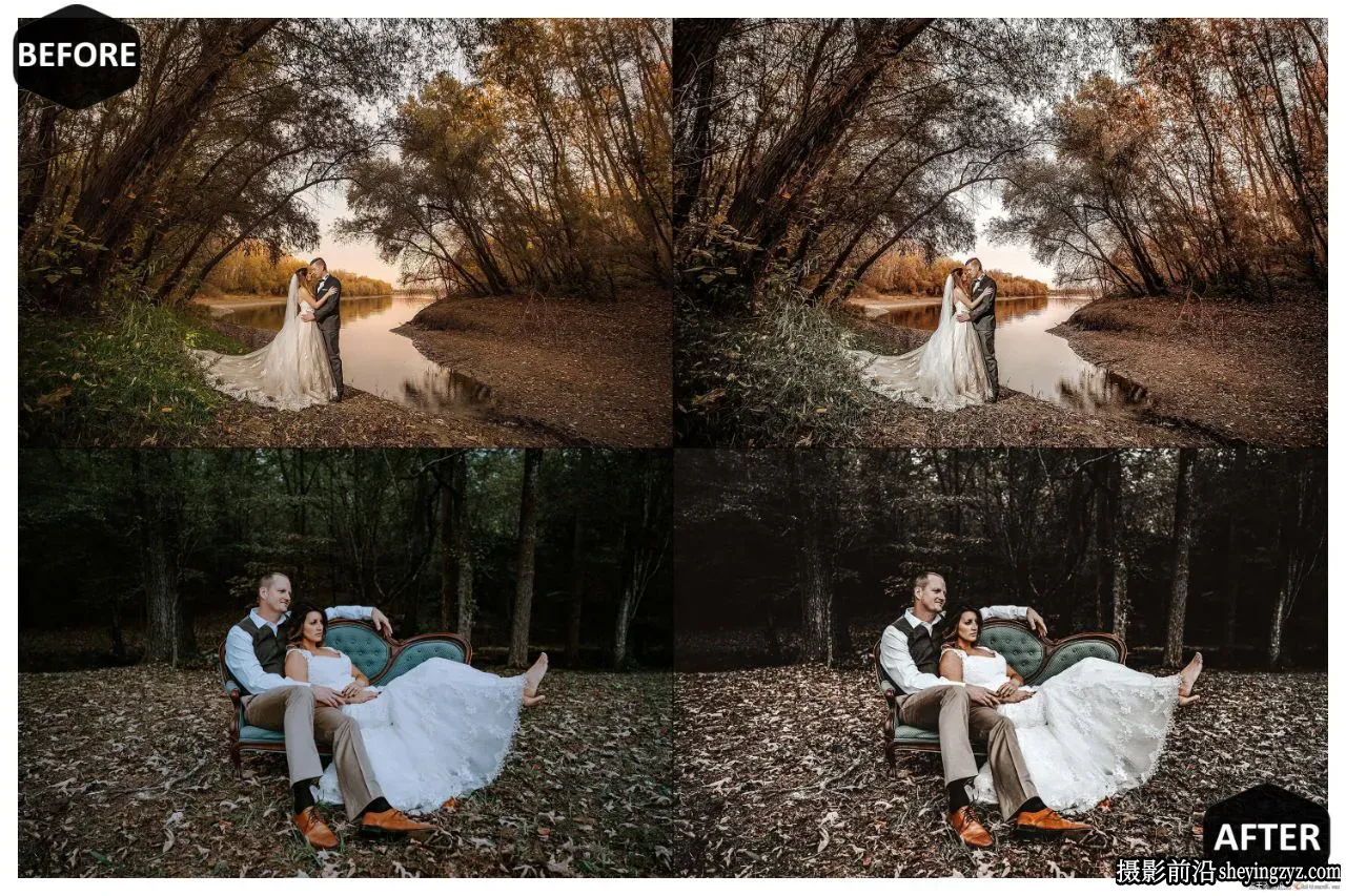 复古胶片婚礼人像Lightroom预设 Moody Wedding Lightroom Presets