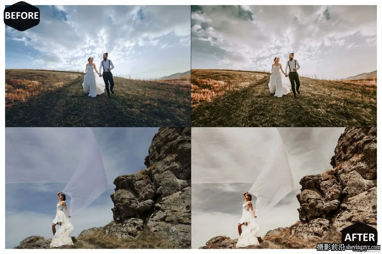复古胶片婚礼人像Lightroom预设 Moody Wedding Lightroom Presets