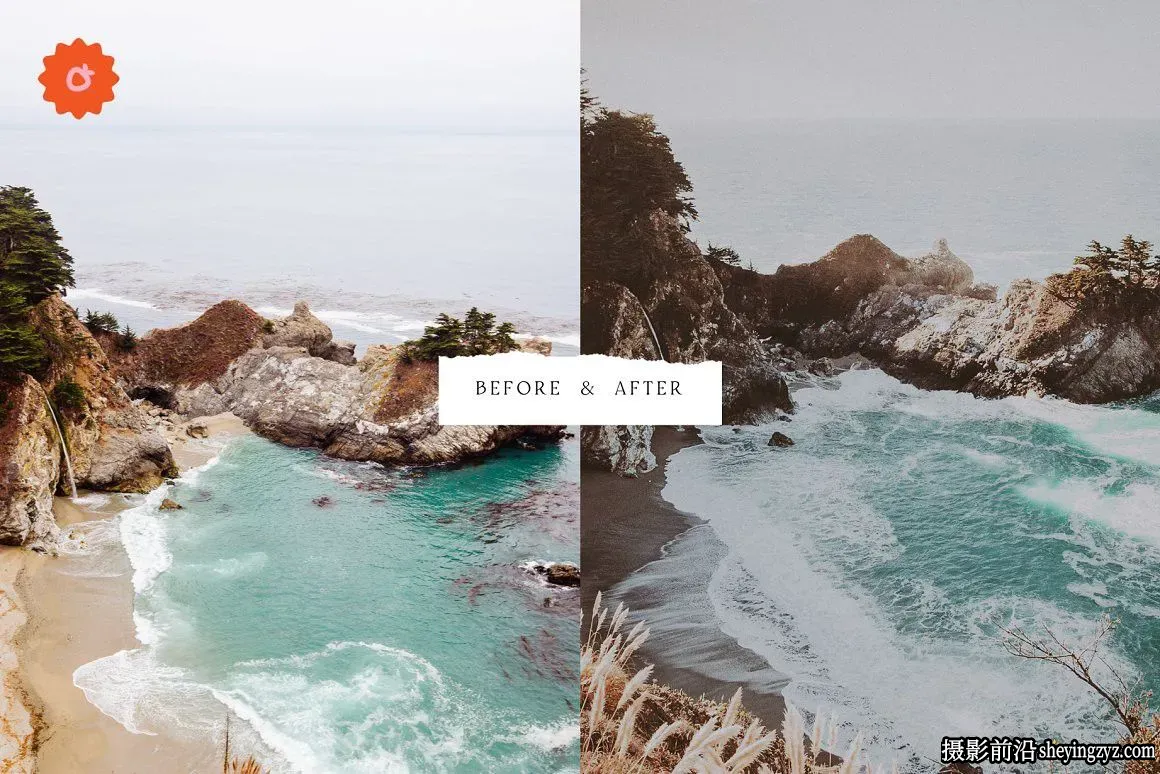 旅拍写真复古胶片人像Lightroom预设 Ocean Salt Lightroom Preset