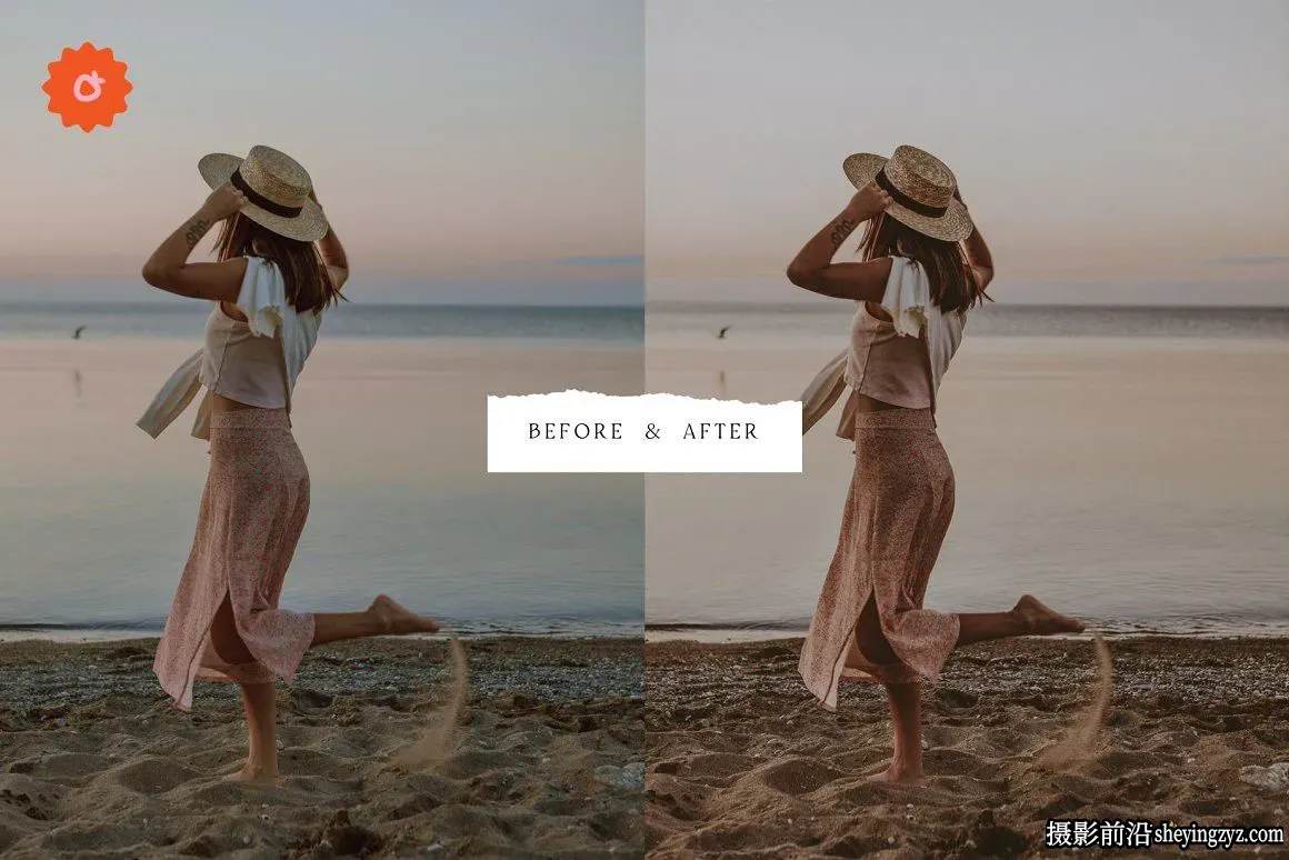 旅拍写真复古胶片人像Lightroom预设 Ocean Salt Lightroom Preset