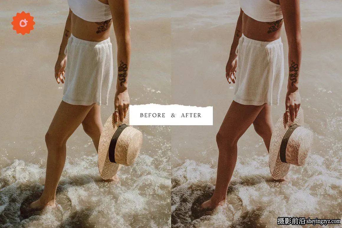 旅拍写真复古胶片人像Lightroom预设 Ocean Salt Lightroom Preset