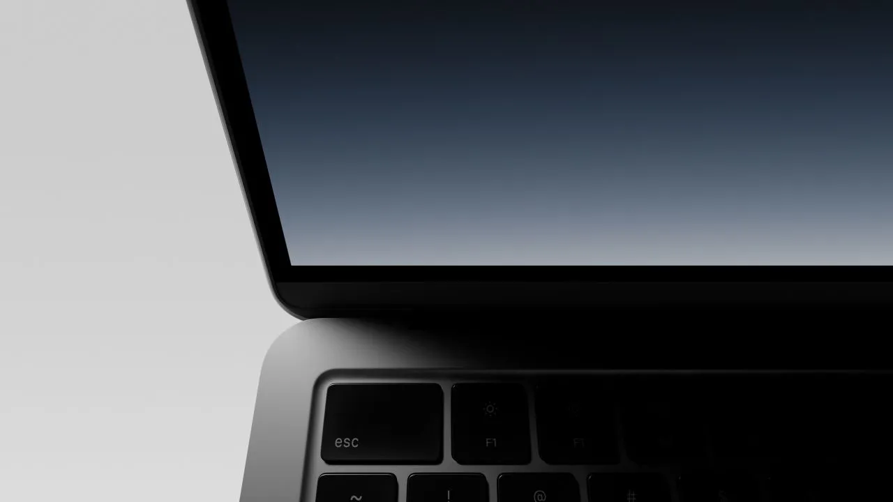 11个深沉情绪化MacBook Air系列的暗色版本样机模型合集