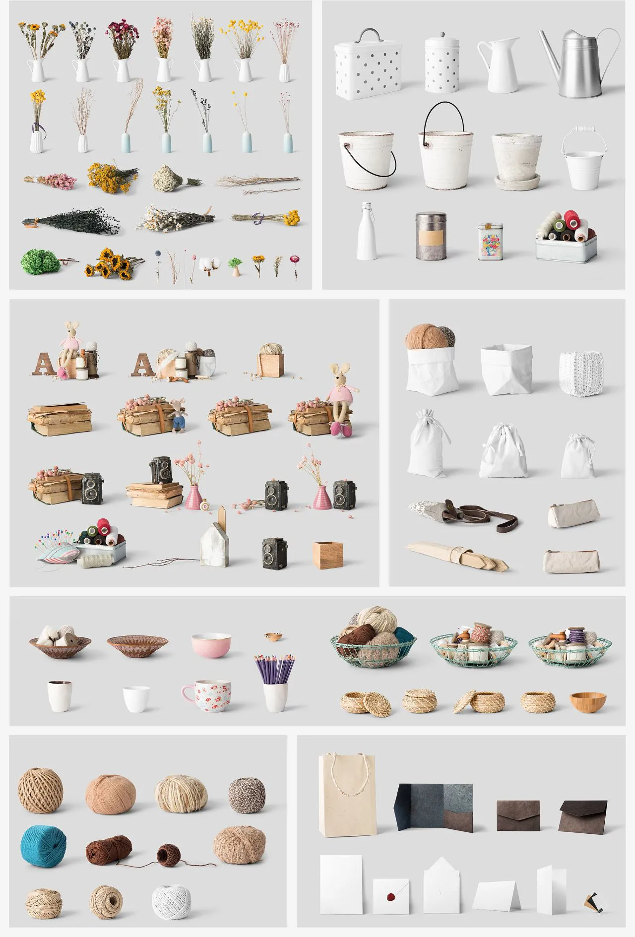 简易家居样机模型生成器-600多个物品+60个现成场景+20个背景纹理