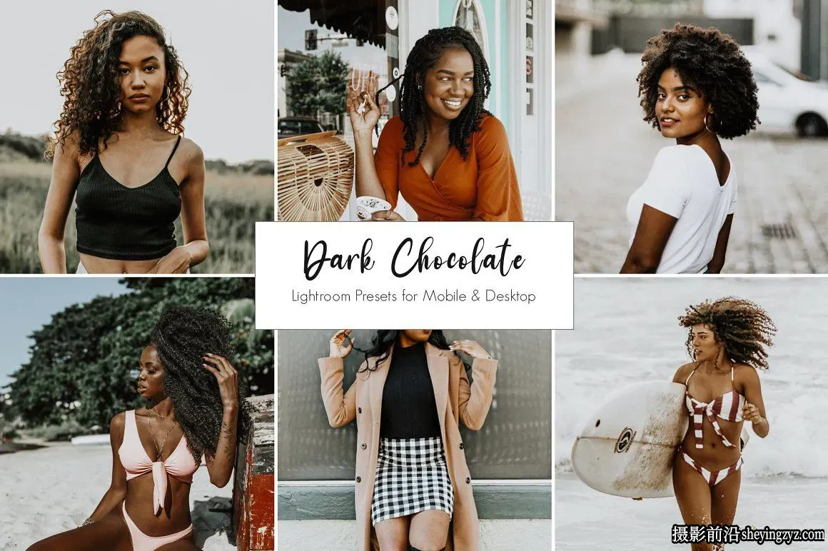 健康肤色免费人像Lightroom预设 Dark Chocolate lightroom presets