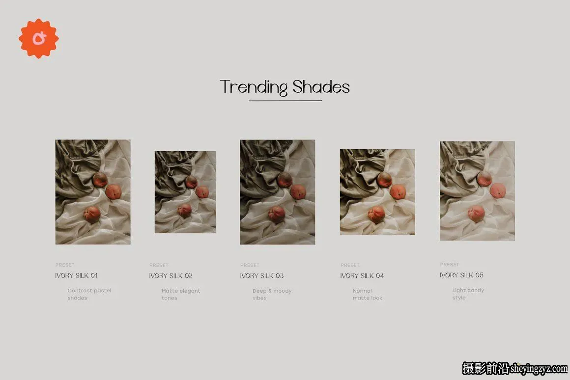 经典胶片电影美学优雅人像Lightroom预设 Ivory Lightroom Presets
