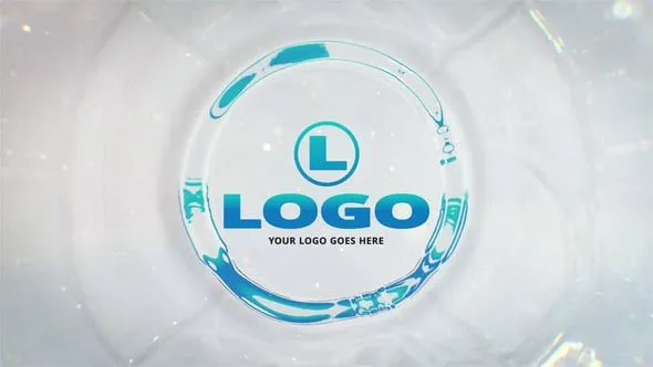 AE模板-水波纹水花标志LOGO动画展示片头VH-59227426
