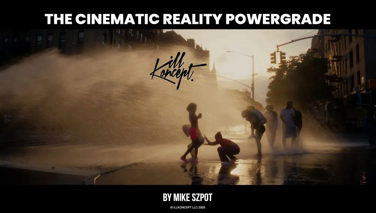 真实电影感达芬奇调色节点流程 illkoncept- Cinematic Reality Powergrade