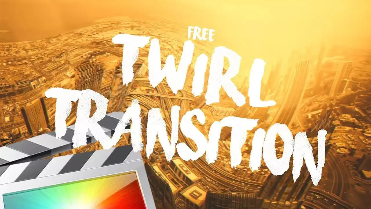 FCPX插件-19种旋转转场效果插件+教程 Ryan Nangle – Twirl Transition