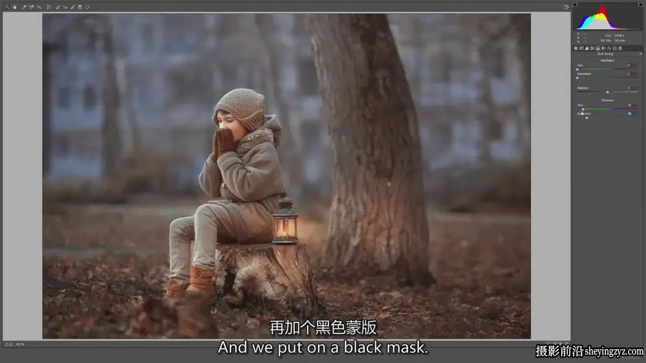 Arma Gray -《冬季奇缘》9案例唯美儿童后期调色教程-独家精翻中英字幕