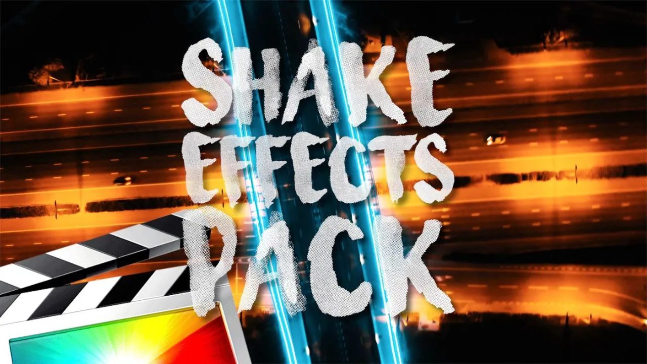 FCPX插件 -摇晃摇摆效果插件+教程Ryan Nangle - Shake Effects Pack
