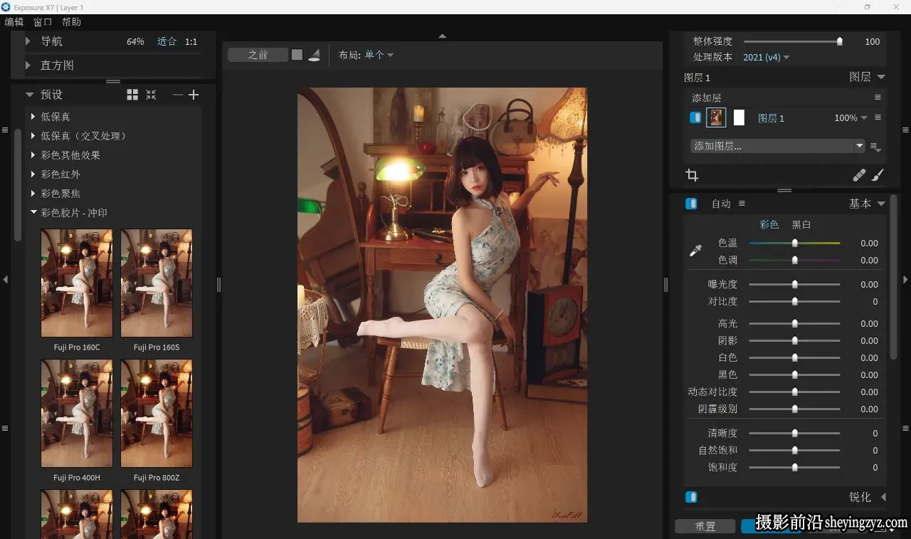 老牌RAW胶片模拟插件Alien Skin Exposure X7  v7.3.1汉化版