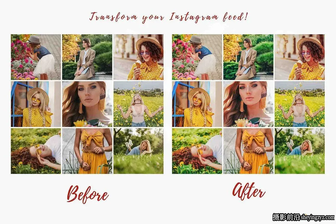 唯美春季旅拍人像Lightroom预设 SPRINGTIME Lightroom Presets