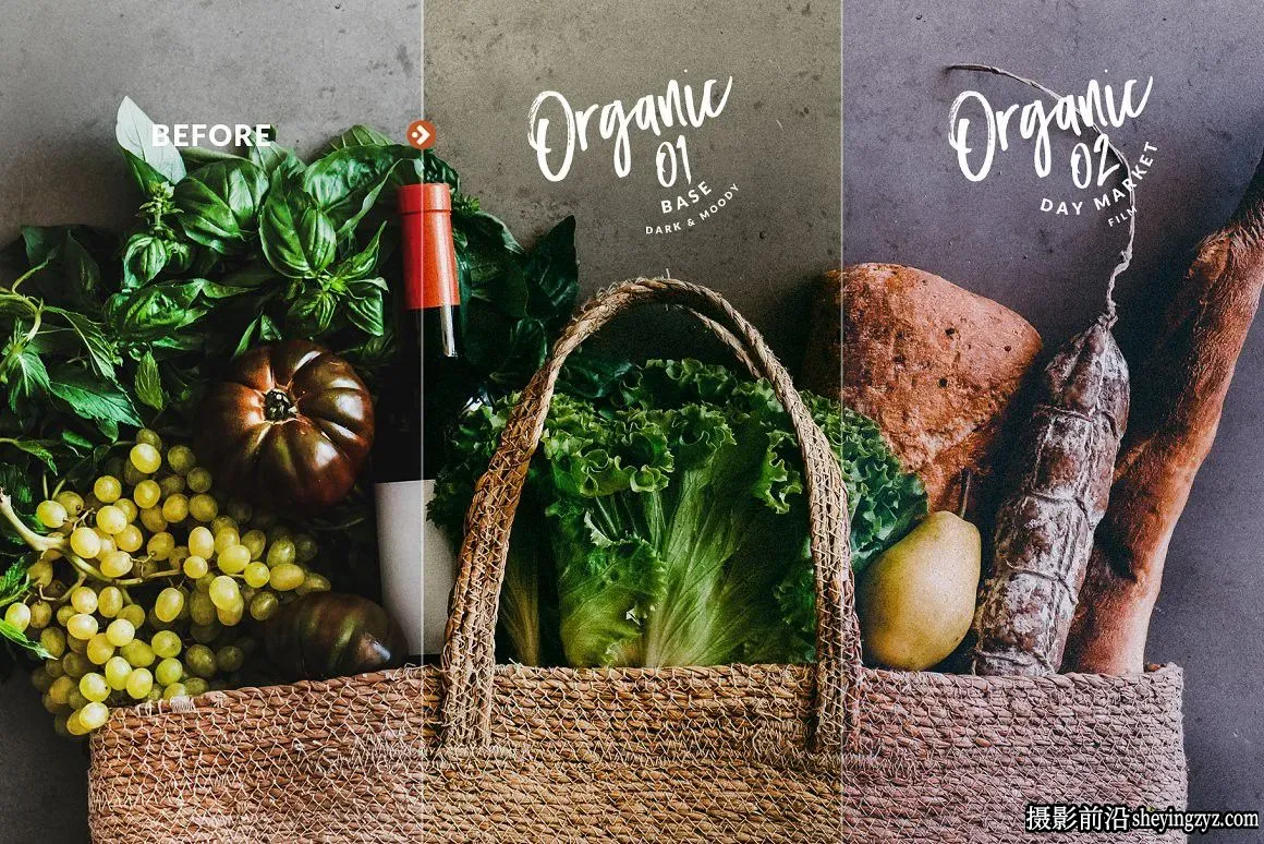 有机美食产品摄影后期Lightroom调色预设 Organic Food Presets