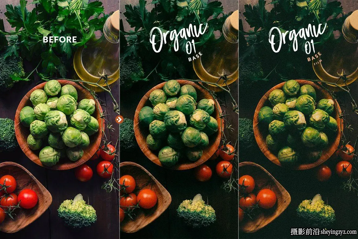 有机美食产品摄影后期Lightroom调色预设 Organic Food Presets