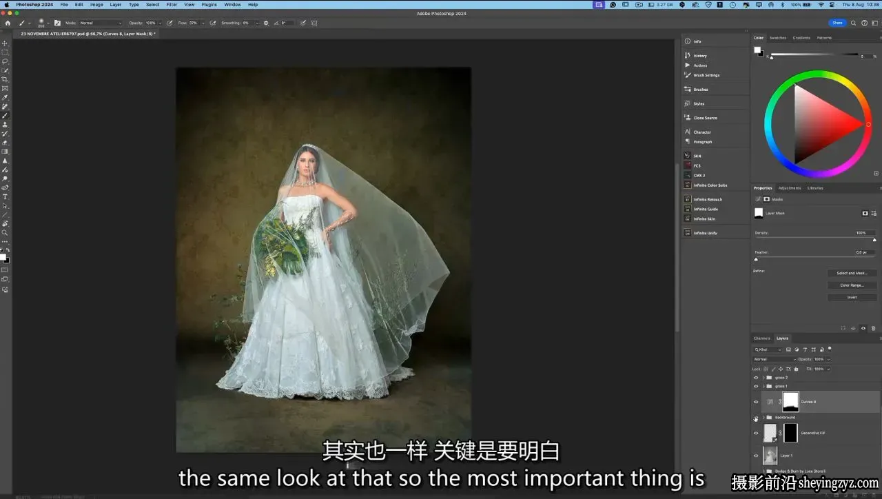 Luca Storelli 商业婚礼摄影后期合成调色编辑教程-独家精翻中英字幕