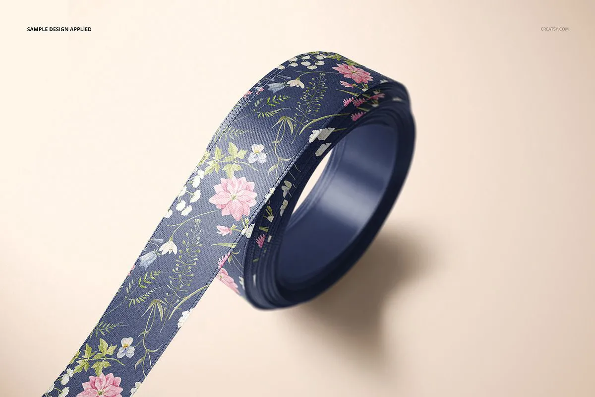 丝带扎带样机模型套装合集 Ribbon Mockup Set