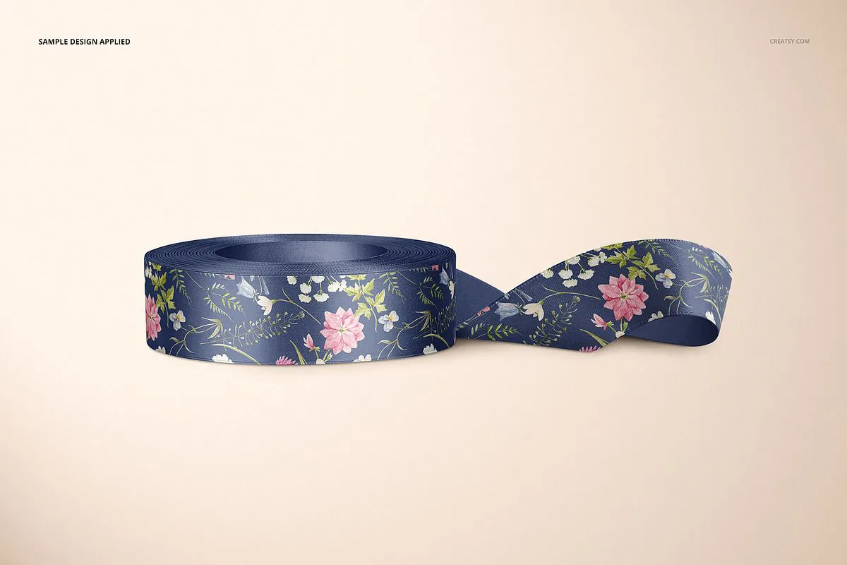 丝带扎带样机模型套装合集 Ribbon Mockup Set