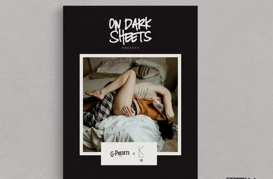 情绪电影婚礼人像LR预设 G-Presets Laurken Kendall On Dark Sheets