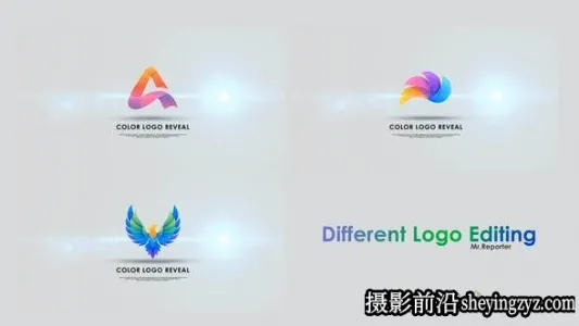 AE模版-简洁商务Logo动画模板- Clean Logo Reveal