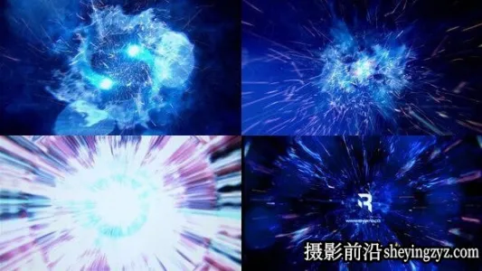AE模板-粒子冲击特效Logo动画模板 Cinematic Logo