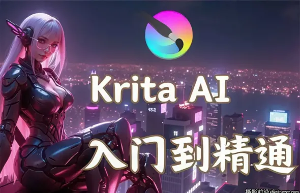 鬼鲛先生Krita AI入门到精通绘画基础+进阶中文完整教程...