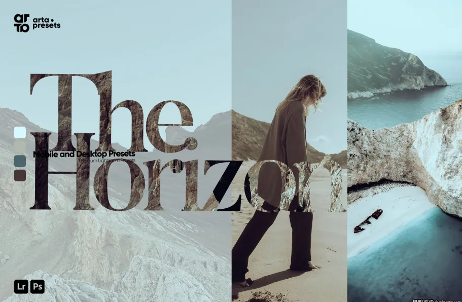旅行电影风光LR预设手机lr预设 ARTA-The Horizon Lightroom Presets