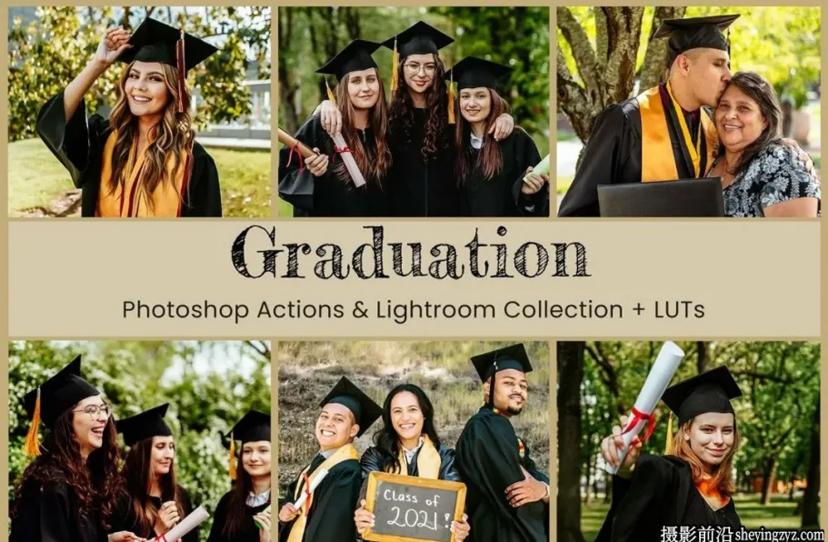 毕业照摄影后期调色LR预设及LUT预设 Graduation Lightroom Presets