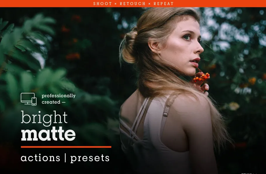高级磨砂电影人像LR预设手机lr预设Bright Matte-Lightroom Presets