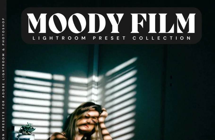 10种情绪电影胶片人像lr预设 LOUMARKS Moody Film Lightroom Presets