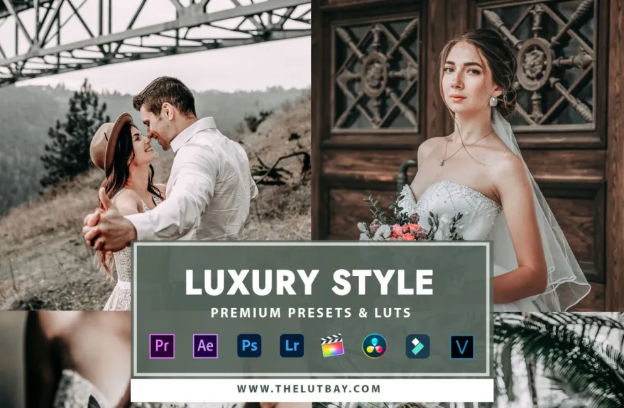 奢华婚礼人像调色LR/LUT预设TheLutbay-LUXURY LIGHTROOM PRESETS