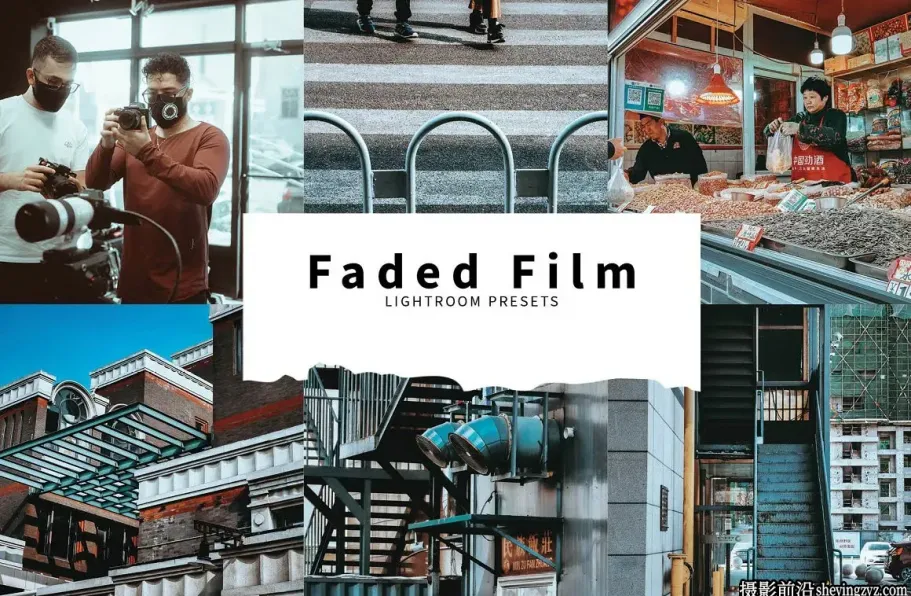 城市风光褪色电影胶片感LR预设 Faded Film Lightroom Presets
