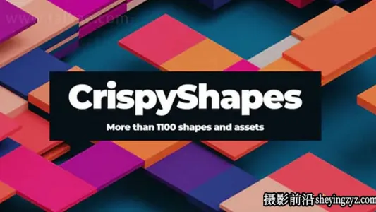 AE脚本-1100种简洁运动图形ICON图标MG动画 AtomX-CrispyShapes V1.2