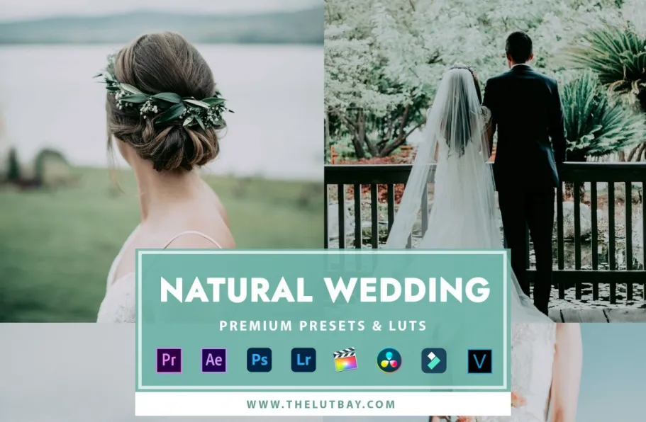 自然婚礼人像调色LR预设及LUT预设TheLutbay-NATURAL WEDDING PRESETS