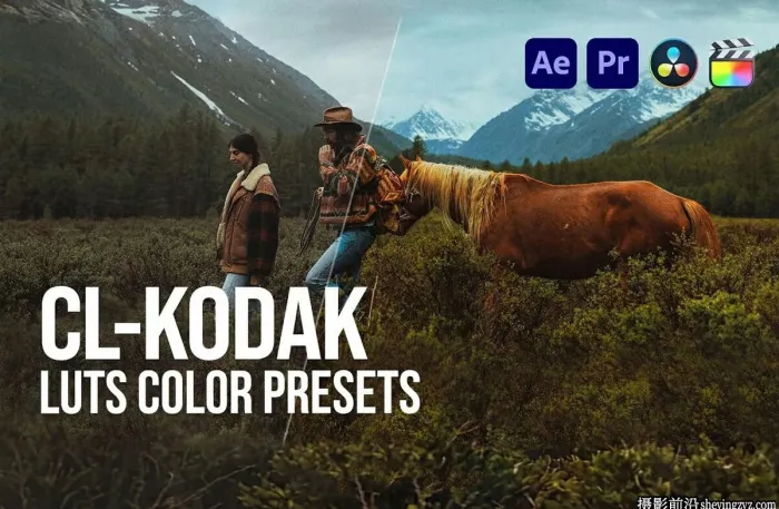 Pixflow –CL-Kodak LUTs 28个柯达胶片风格色彩还原LUT调色预设
