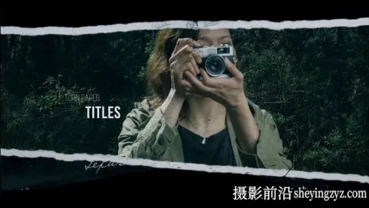 AE模板-撕纸遮罩复古视频片头模版 Torn Paper Slideshow