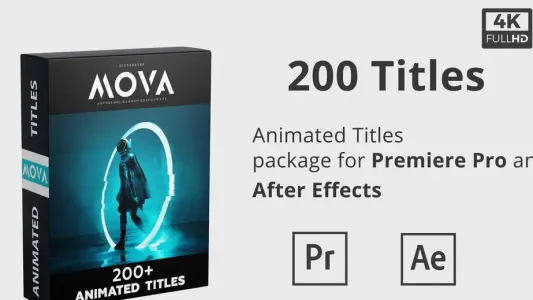 VfxStudio -  200+ AE+PR电影文本标题动画片头包合集