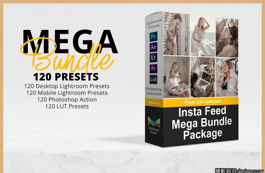 20套最佳网红时尚人像调色LR预设及LUT预设Best Lightroom Presets
