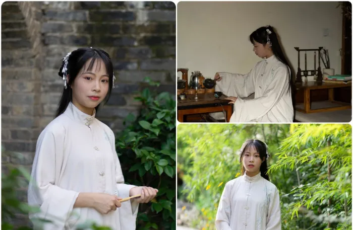 民国风美女古风人像摄影索尼相机RAW原图素材19张