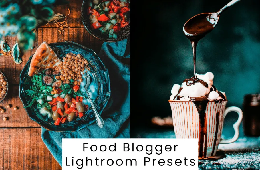 美食摄影后期调色Lightroom预设Food Blogger Lightroom Presets