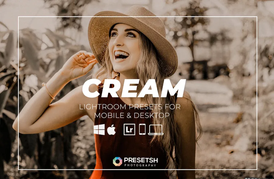免费LR预设电影胶片人像Lightroom预设 Creamy Lightroom Presets