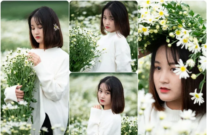 花间美女人像外拍摄影未修RAW原图练习素材179张