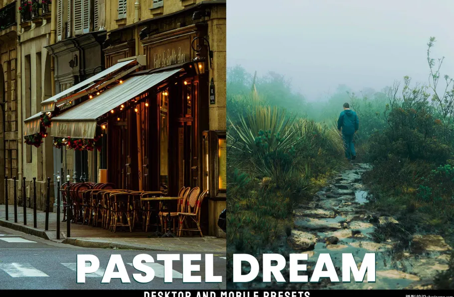 免费LR预设梦想电影色彩LR预设 Pastel Dream-Lightroom Presets
