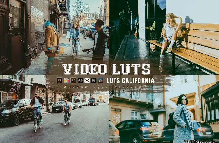 城市旅行街拍电影大片LUT预设/LR预设California Street Presets lut