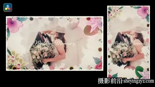 达芬奇模板-婚礼回忆纪念幻灯片模板 VH-37326823