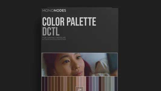 色彩调色板DCTL达芬奇插件Mononodes - Color Palette DCTL v1.0